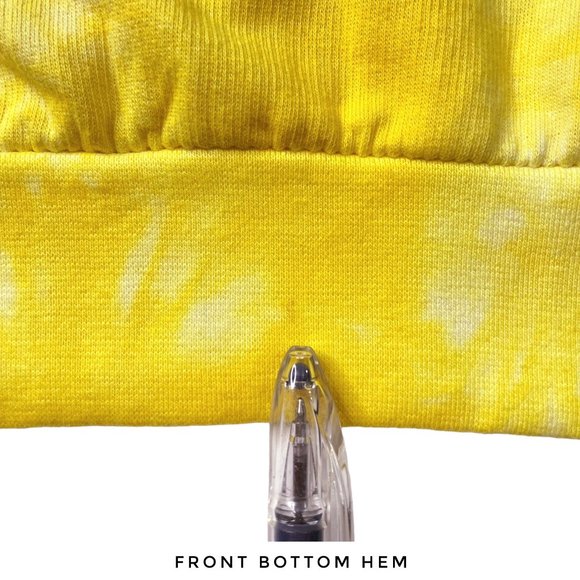 Urban Outfitters Sublime Long Beach Yellow Tie Dye Oversized Sweatshirt - Picture 6 of 8